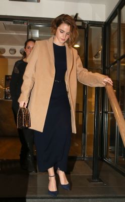  Emma leaving the screening of The True Cost