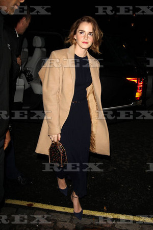  Emma leaving the screening of The True Cost in London [yestarday]
