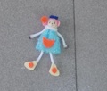Miss La Sen fabric craft doll - random photo