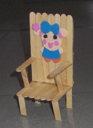  Miss La Sen wooden stick craft chair