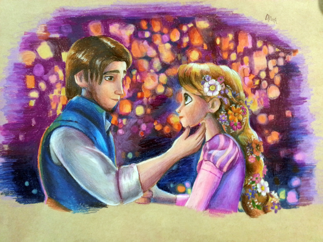 Rapunzel and Flynn - Royal Animated Couples Fan Art ... 