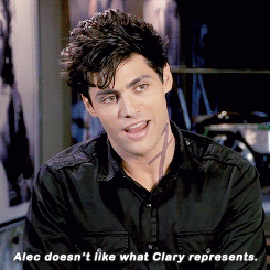  Talking about Clary and Alec