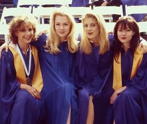 The girls at graduation