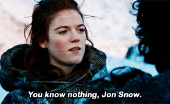  آپ Know Nothing, Jon Snow