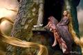 Walt Disney Fan Art - Taylor Swift as Princess Rapunzel - walt-disney-characters fan art