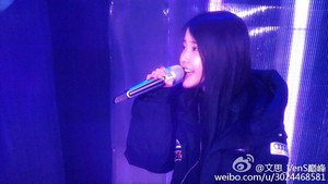  160201 IU rehearsal تصویر for Hunan TV Spring Festival