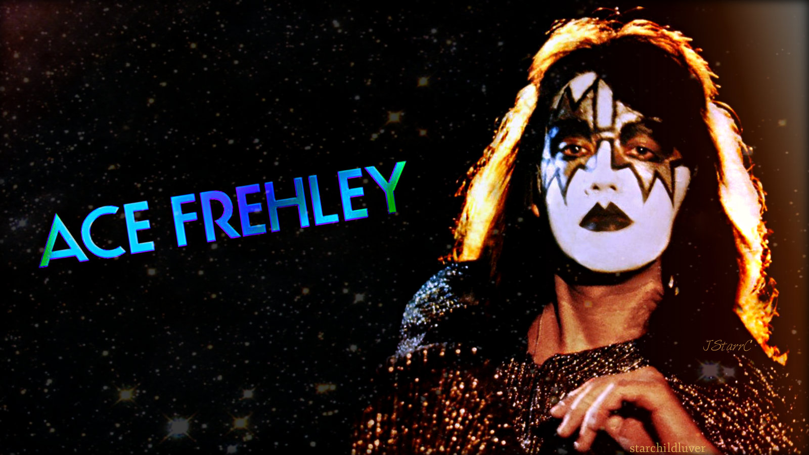 Ace Frehley of Kiss performing at Shoreline Amphitheater 