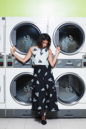  Aubrey Plaza model Rachel Antonoff's Spring 2014 Ready-to-Wear Collection