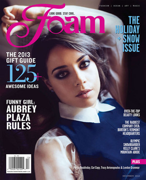  Aubrey Plaza in Foam Magazine - December 2013