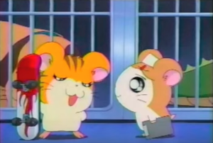 Cute hamster animé