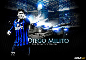  Diego Milito Inter de Milan দেওয়ালপত্র