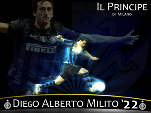  Diego Milito Inter de Milan achtergrond