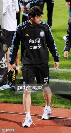 Diego at the Argentina soccer team
