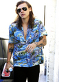 Harry shopping at Saint Laurent - harry-styles photo