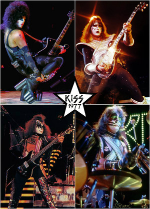 KISS ~San Diego, California…August 19, 1977 (Alive II photo session)
