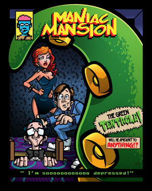  Maniac Mansion Poster