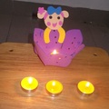 Miss La Sen floating candle holder - random photo