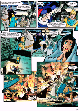  Walt 迪士尼 Movie Comics - The Hunchback of Notre Dame (Danish Version)