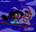 Walt Disney Fan Art - Princess Jasmine, Prince Aladdin & Carpet - walt-disney-characters fan art