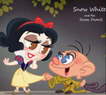 Walt Disney Fan Art - Princess Snow White & Dopey - walt-disney-characters fan art