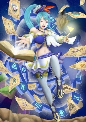 hyrule warriors   lana  the white sorceress by color arcano d967har