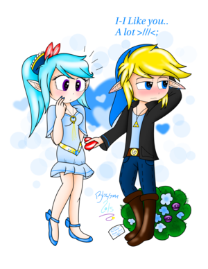 will you be my blue valentine  by the awesome blossom d8hxp9t
