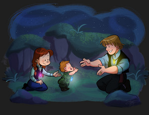  Anna, Kristoff and with their baby