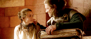  Arya and Ned Stark