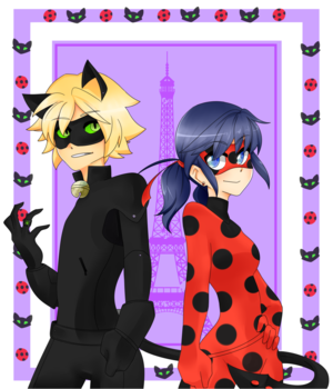  Chat Noir and Ladybug