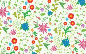 Colourful Floral Pattern 