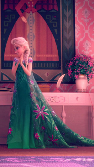  Nữ hoàng băng giá Fever Elsa Phone hình nền