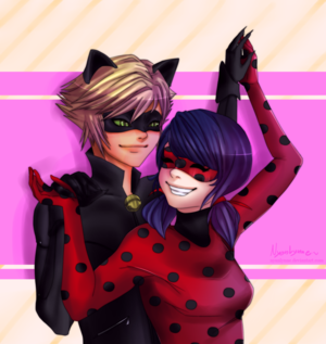  Ladybug and Chat Noir