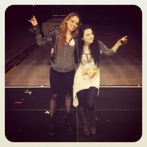Lzzy Hale and Amy Lee