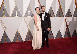 Olivia Wilde and Jason Sudeikis @ the 2016 Academy Awards