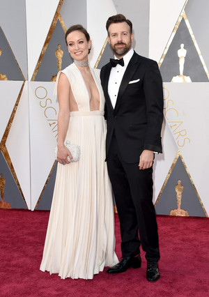 Olivia Wilde and Jason Sudeikis @ the 2016 Academy Awards