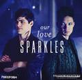Our love sparkles - alec-and-magnus photo