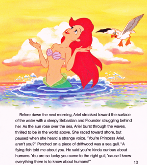  Walt Disney Book picha - The Little Mermaid: Ariel and the Mysterious World Above