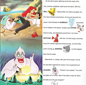  Walt Disney Book picha - The Little Mermaid: Golden Sound Story