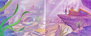  Walt 디즈니 Book Scans - The Little Mermaid's Treasure Chest: Dear Diary