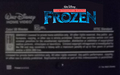 Walt Disney Pictures Presents 60th Anniversary Edition Of Frozen (2001) VHS Black - frozen fan art