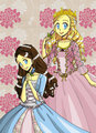 two princesses  - barbie-movies fan art
