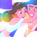 Aladdin and Jasmine - walt-disney-characters icon