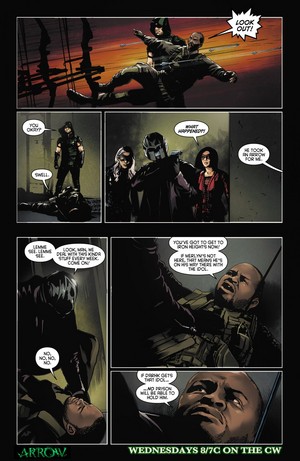  Arrow - Episode 4.18 - Eleven-Fifty-Nine - Comic voorbeeld