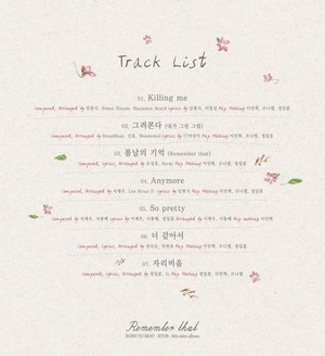 BTOB unveil tracklist for their 8th mini album 'Remember That'!