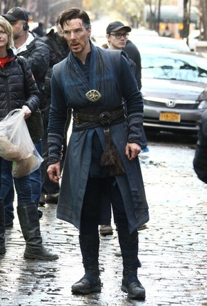 Benedict Cumberbatch in New York City