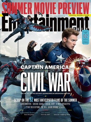 Captain America: Civil War - Entertainment Weekly Cover