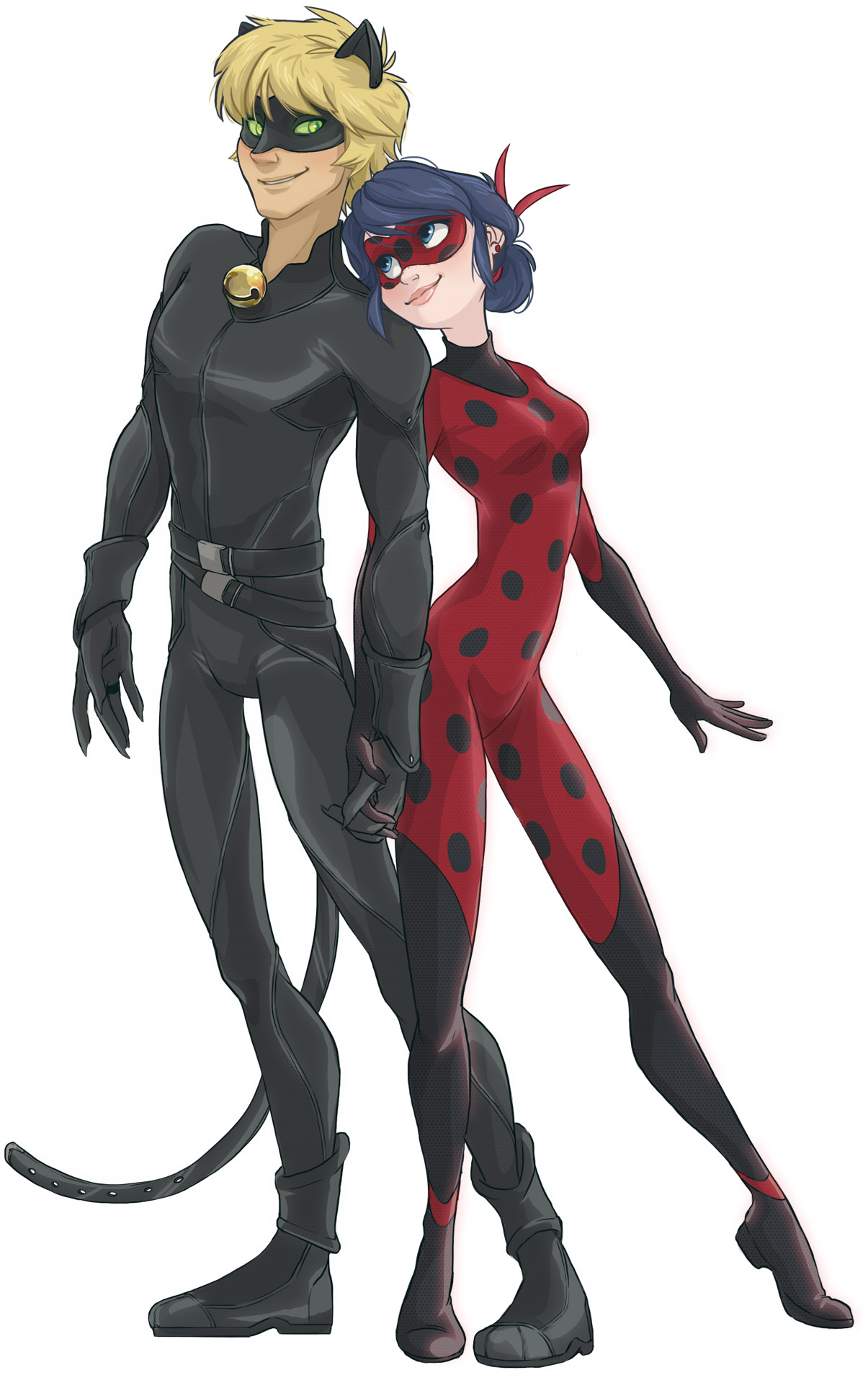 Chat Noir and Ladybug - Miraculous Ladybug Fan Art (39457964) - Fanpop