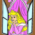 Disney Princess Aurora Open Her Window in Sleeping Beauty Coloring Page 300x300 - disney-princess fan art