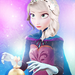 Elsa in a different look icon  - disney-princess icon