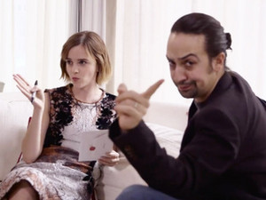  Emma Watson & Lin-manuel Miranda Interview